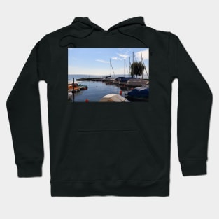 West Harbor of Hagnau - Lake Constance Hoodie